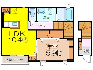 グランドソレイユ戸石の物件間取画像